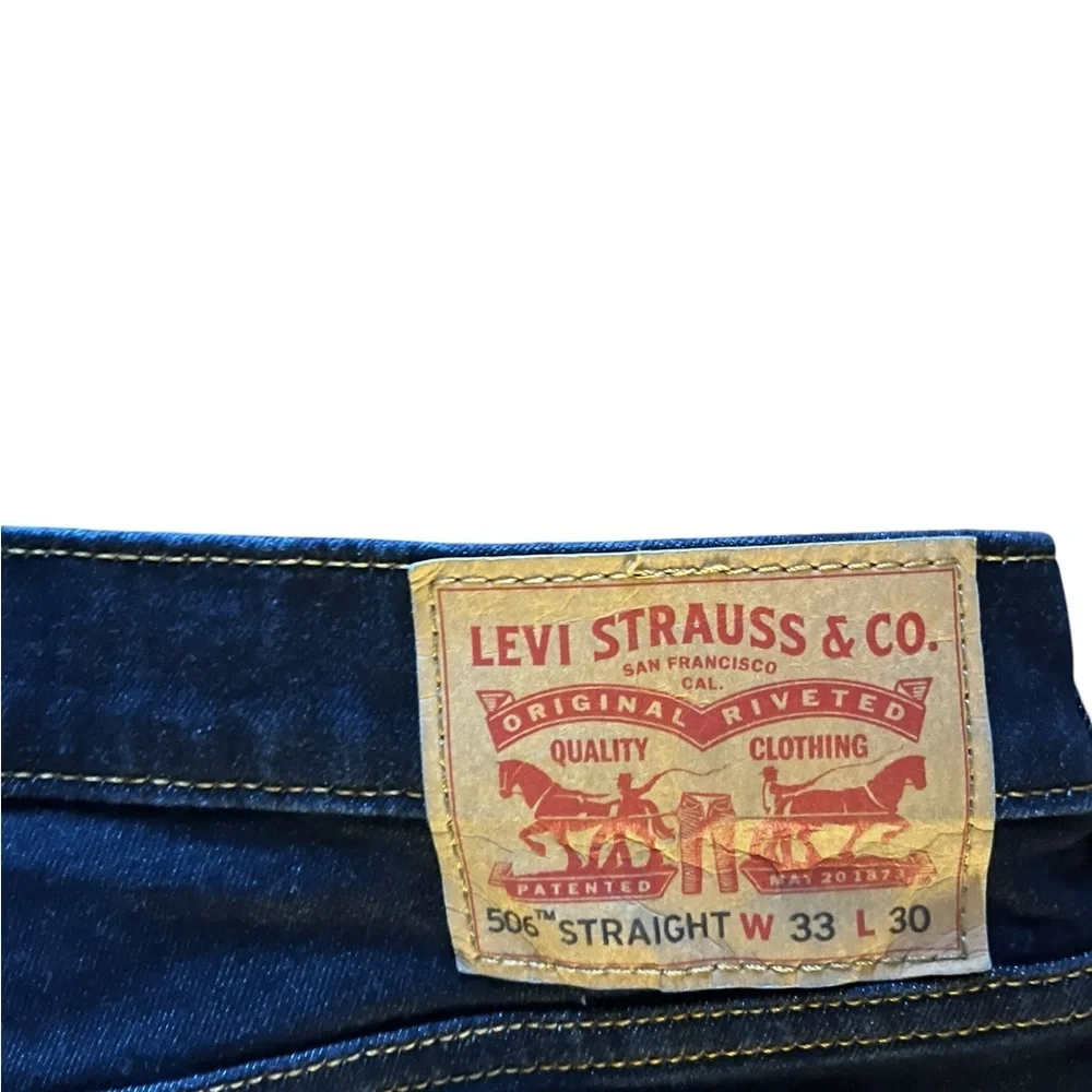 Levi's NWOT Men's Dark Blue Straight-Leg Jeans Size 33 X 30